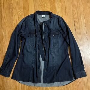 CAbi Navy Denim Shirt